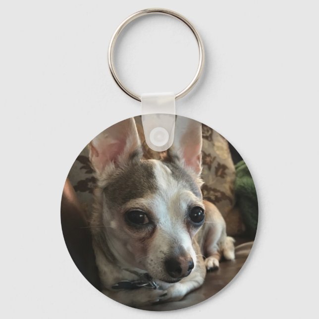 Chihuahua Dog Key Chain (Front)