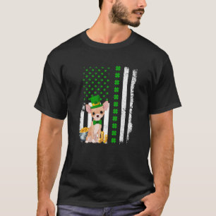 Chihuahua Dog Lover St Patrick's Day Puppy Costume T-Shirt