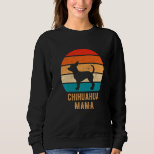Chihuahua Dog Mom Vintage 70s 80s Cute Retro  1 Sweatshirt