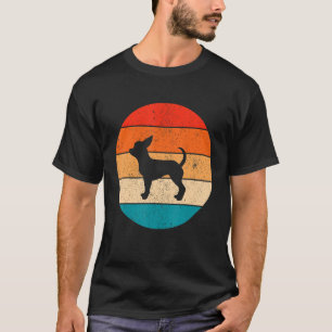 Chihuahua Dog Mum Dad Vintage Retro 2 T-Shirt