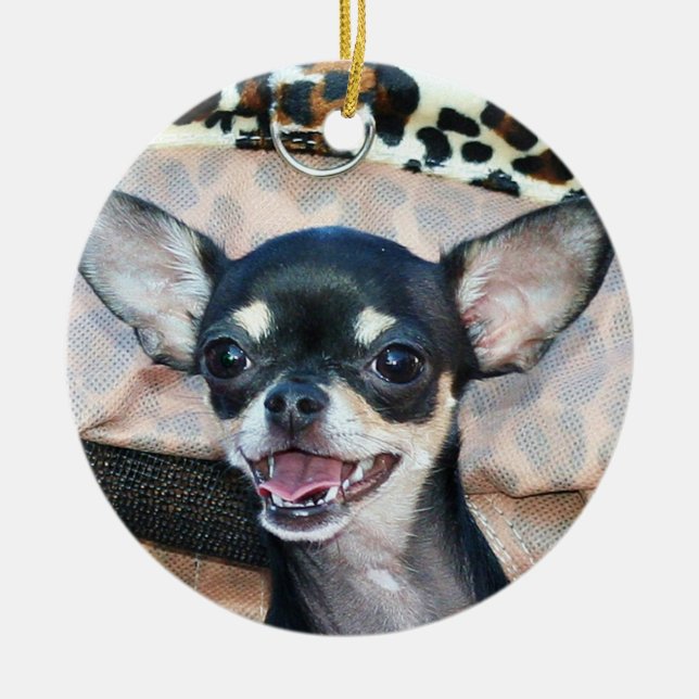 Chihuahua dog ornament (Front)