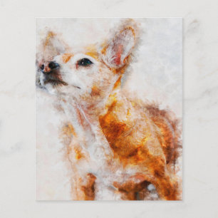 Chihuahua Dog Portrait_Dog Lover Flyer