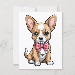 Chihuahua Dog Postcard