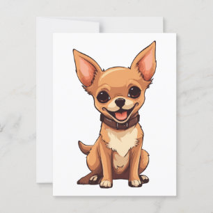 Chihuahua Dog Postcard