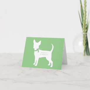 Chihuahua Dog Puppy Note Card