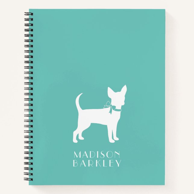 Chihuahua Dog Puppy Notebook (Front)