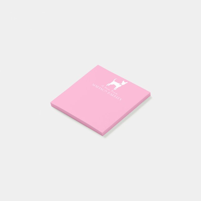 Chihuahua Dog Puppy Post-it Notes (Angled)