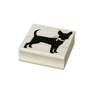 Chihuahua Dog Puppy Rubber Stamp