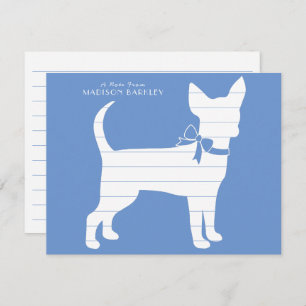 Chihuahua Dog Puppy Thank You Card
