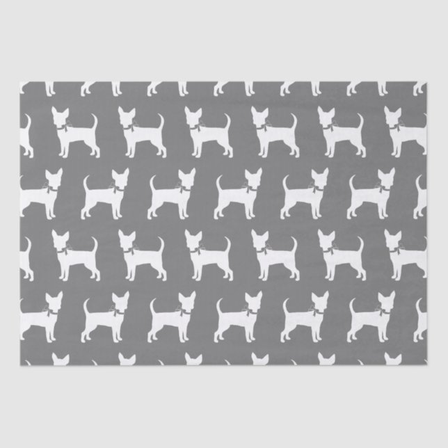 Chihuahua Dog Puppy Tissue Paper (Front)