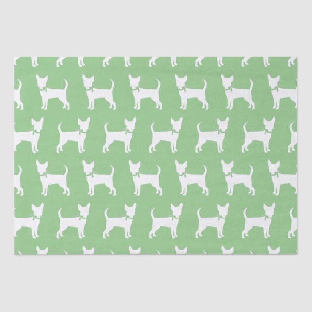 Chihuahua Dog Puppy Tissue Paper (Front)
