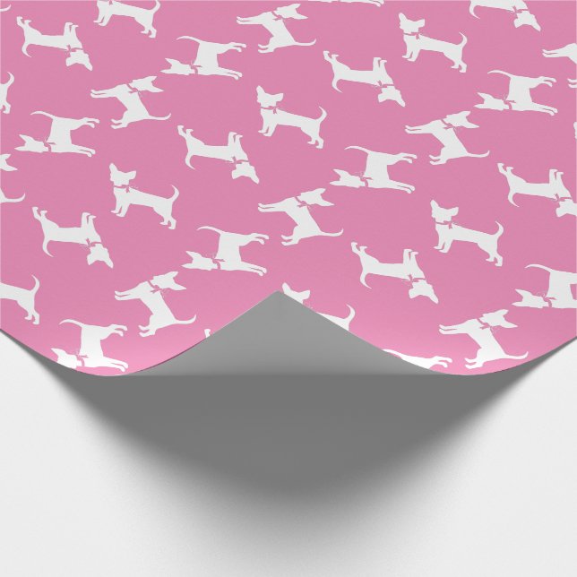 Chihuahua Dog Puppy Wrapping Paper (Corner)
