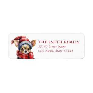 Chihuahua Dog Return Address Labels