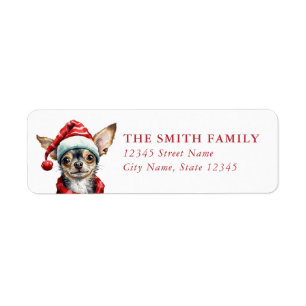 Chihuahua Dog Return Address Labels