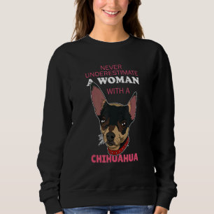 Chihuahua Dog Sayings Mum Dad Walk Breeder Sweatshirt