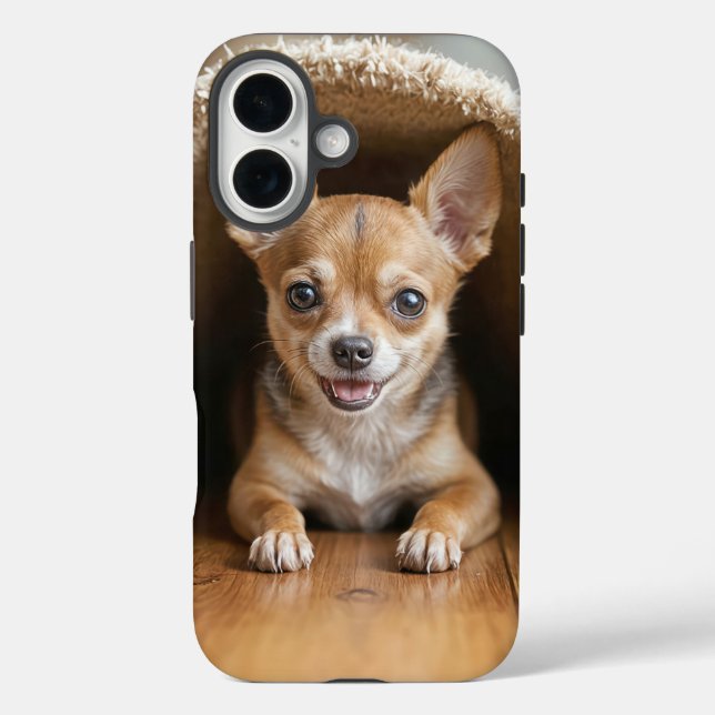Chihuahua Dog Under a Rug Case-Mate iPhone Case (Back)