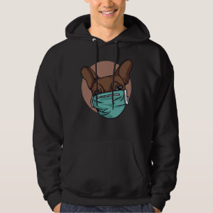 Chihuahua Dog Wearing Mask Animal Print Chihuahua Hoodie
