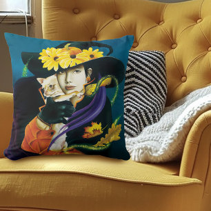 Chihuahua Dog Witch Cushion