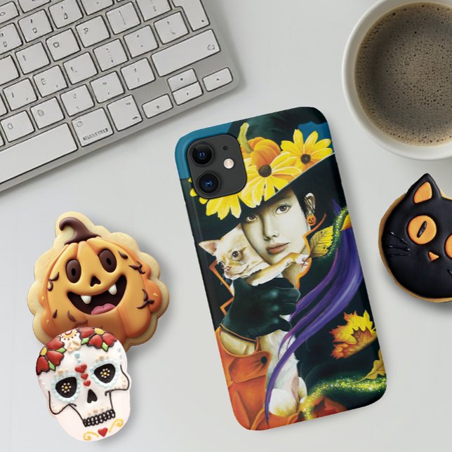 Chihuahua Dog Witch Halloween Case-Mate iPhone Case (Creator Uploaded)