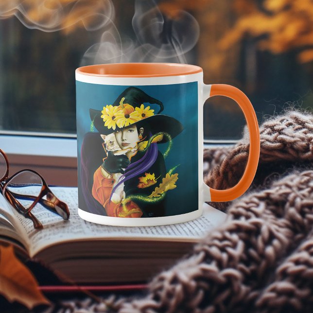 Chihuahua Dog Witch Halloween Mug (Creator Uploaded)