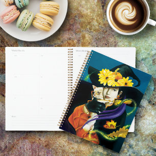 Chihuahua Dog Witch Halloween Planner