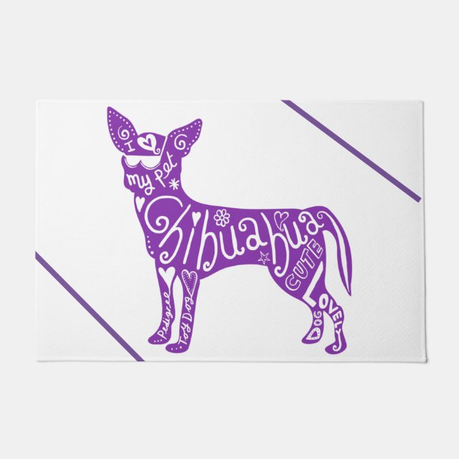 "CHIHUAHUA" DOOR MAT! DOORMAT (Front)