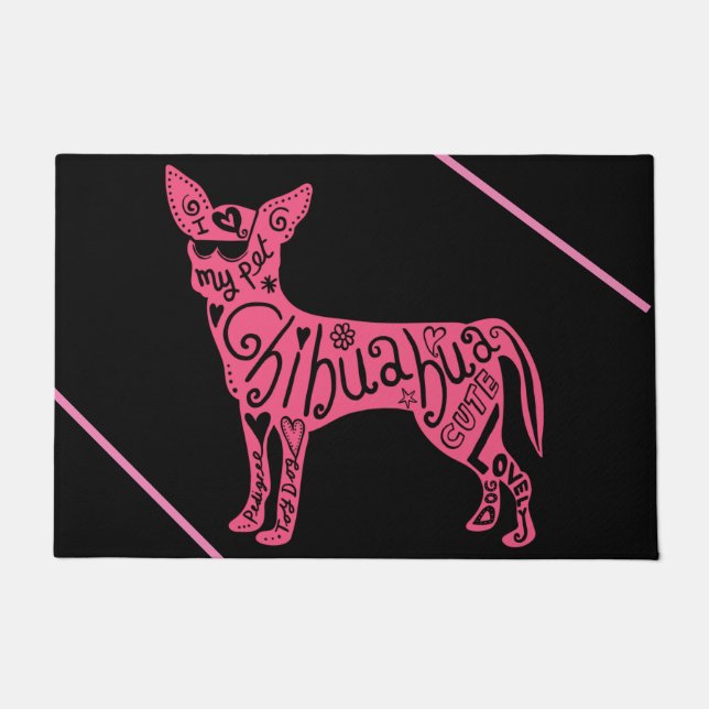 "CHIHUAHUA" DOOR MAT! DOORMAT (Front)