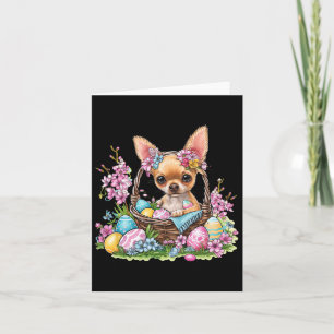 Chihuahua Easter Chihuahua Bunny Ears Graphic  Card