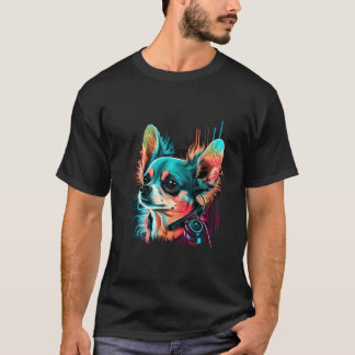 Chihuahua Electronic Music Techno Festival Colorfu T-Shirt