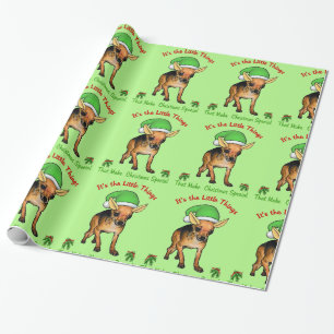 Chihuahua Elf Christmas Wrapping Paper