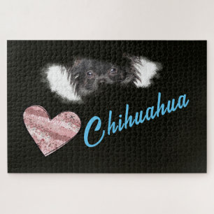 Chihuahua Eyes Solid Colour 1000 piece Jigsaw Puzzle