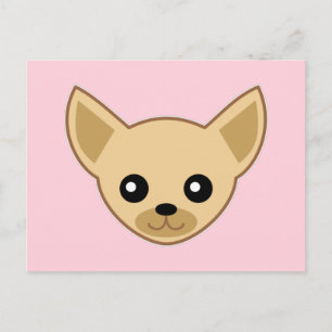 Chihuahua Face Postcard