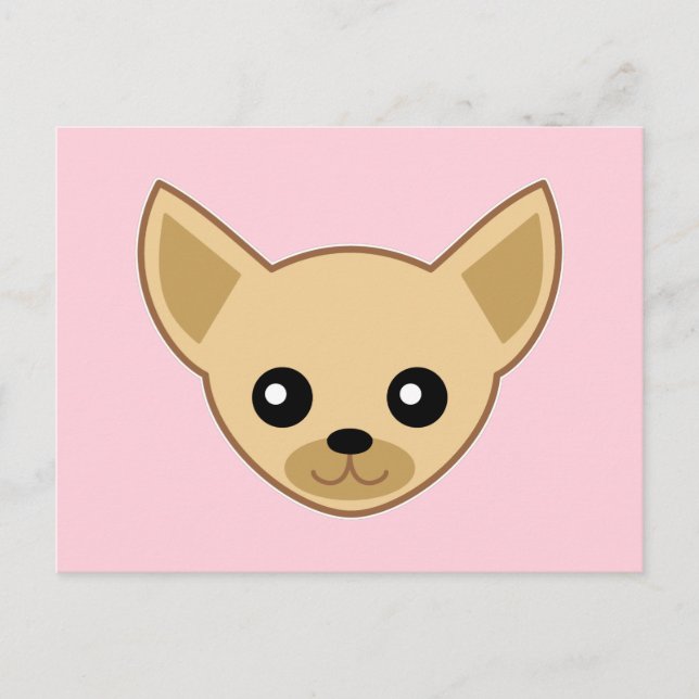 Chihuahua Face Postcard (Front)