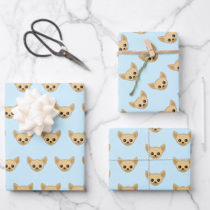 Chihuahua Face Wrapping Paper Sheet