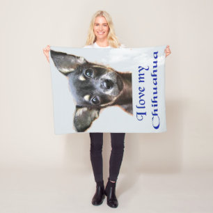 Chihuahua Fleece Blanket