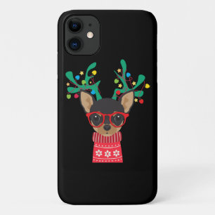 Chihuahua Funny Holiday Xmas Christmas Case-Mate iPhone Case