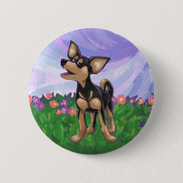 Chihuahua Gifts & Accessories 6 Cm Round Badge (Front)