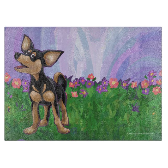 Chihuahua Gifts & Accessories Cutting Board (Front)