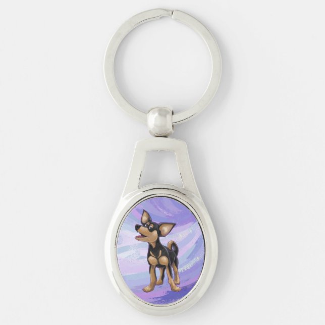 Chihuahua Gifts & Accessories Key Ring (Front)