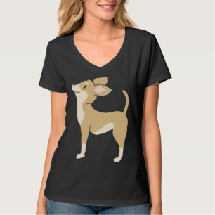 Chihuahua Golden Brown Watercolor Style Chihuahua T-Shirt