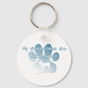 Chihuahua Grandchildren Key Ring