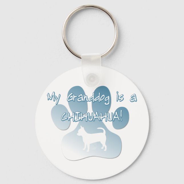 Chihuahua Granddog Key Ring (Front)