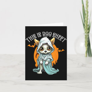 Chihuahua Halloween Puppy Trick Or Treat Spooky Card