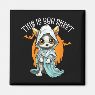 Chihuahua Halloween Puppy Trick Or Treat Spooky Magnet
