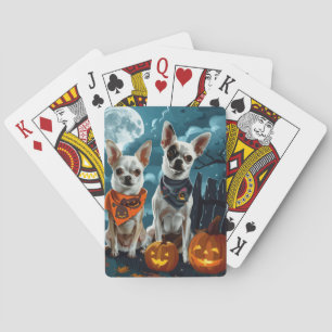 Chihuahua Halloween Spooky Playing Cards