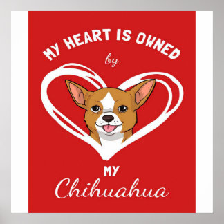 Chihuahua Heart_Dog Lover Poster