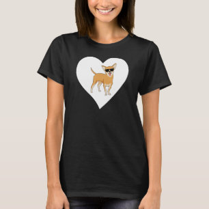 Chihuahua Heart Funny Chihuahua Owner Dog Lover T-Shirt