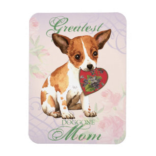 Chihuahua Heart Mum Magnet