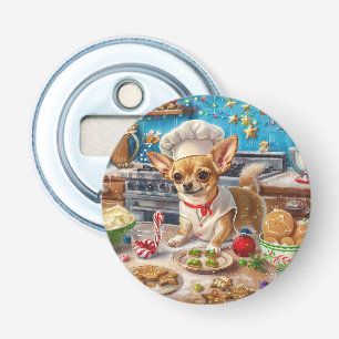 Chihuahua Holiday Baking: Festive Christmas Bottle Opener