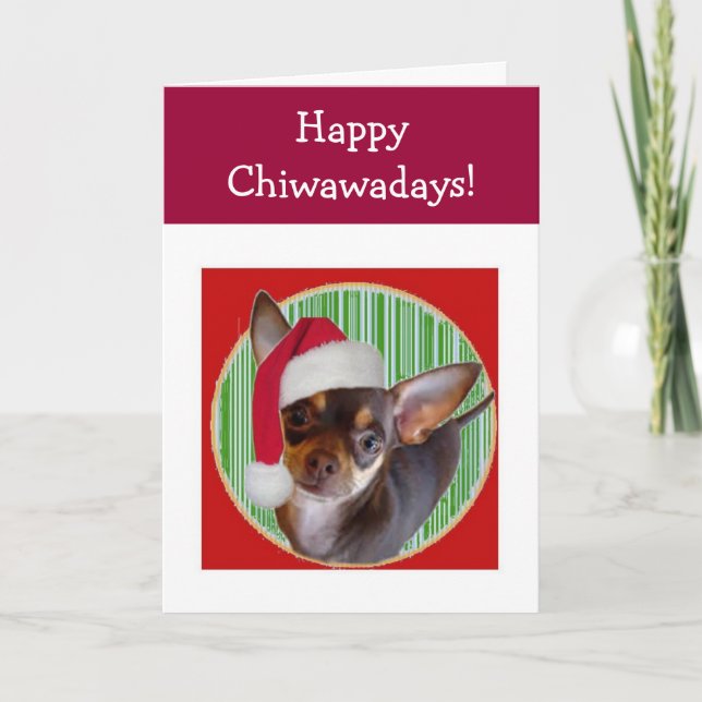 Chihuahua Holiday Card (Front)